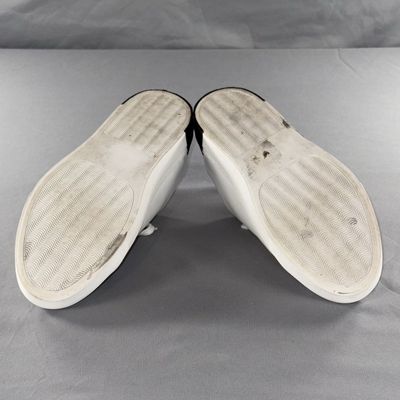 THEY New York White And Black Leather Sneakers Size 37 Handmade - Picture 8 of 9